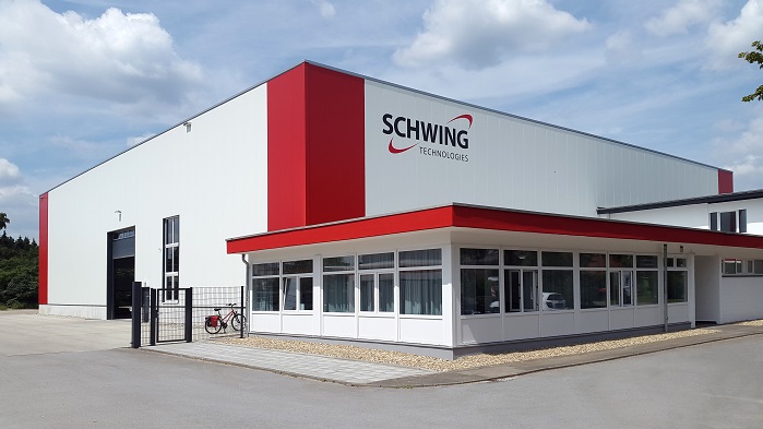 Schwing Technologies Fertigungshalle位于Neukirchen-Vluyn。©等技术