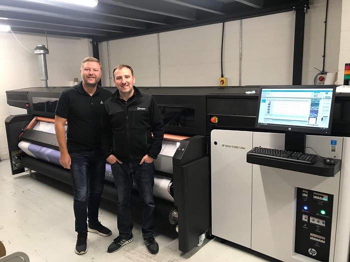 曼彻斯特印刷服务公司是HP Stitch在英国的第一个客户，而PONGS是其首选的材料制造商。©Manchester Print Services