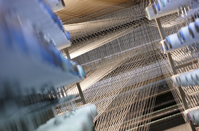 渔网在卢布尔雅那进行预处理，并进一步回收成纱线中间产品。©Grosz-Herzig / Carpet Concept