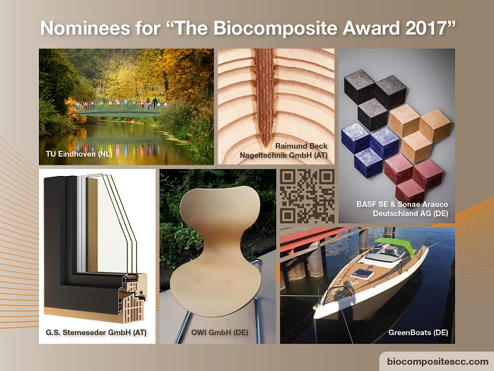 2017年生物复合材料奖提名。©BCC